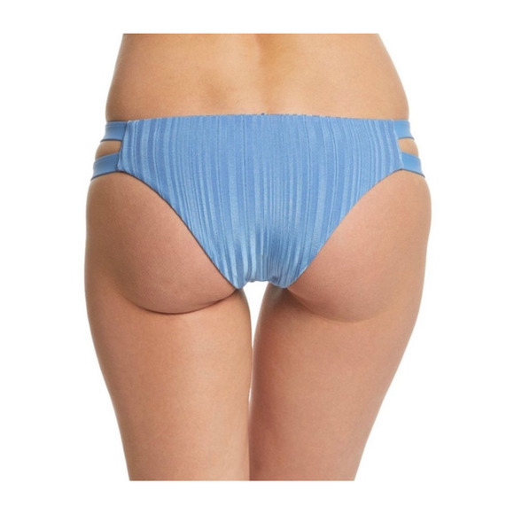 Tavik Chloe Mini Swim Bottom Slinky Rib Sea Blue Size Large NEW - Picture 6 of 8